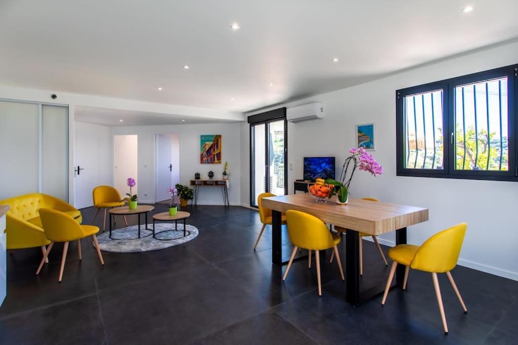 Echapee Belle - Vinayard View - Jacuzzi Bbq - Parking Apartment Nice Bagian luar foto