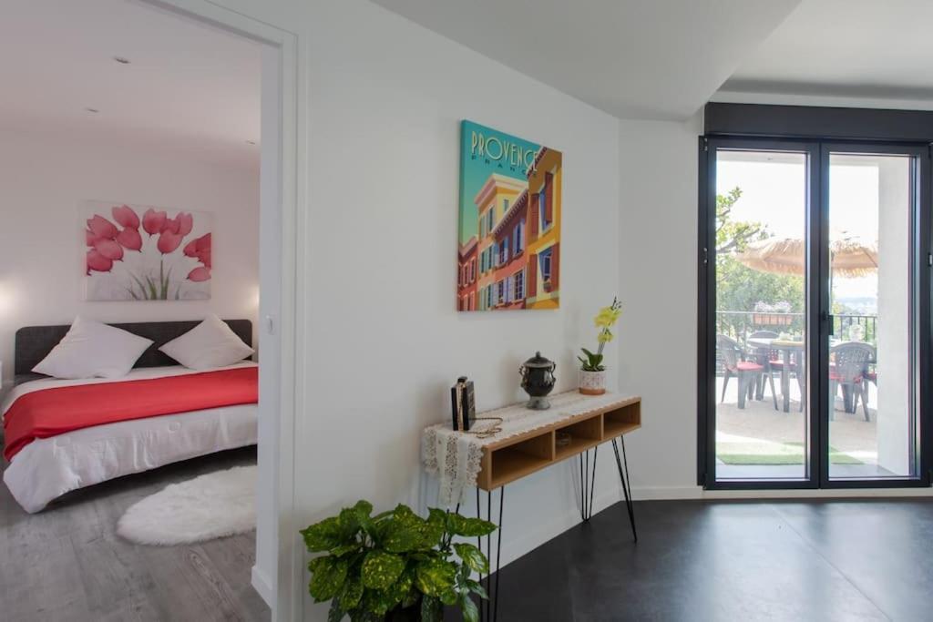Echapee Belle - Vinayard View - Jacuzzi Bbq - Parking Apartment Nice Bagian luar foto